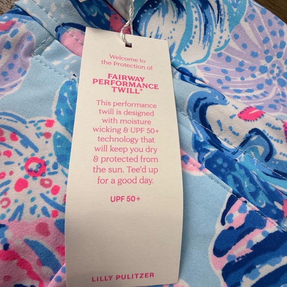 Lilly Pulitzer Luxletic Women's Alston Crop Pull-On Pants Golf, UPF 50 NWT Sz 4 - Picture 7 of 14